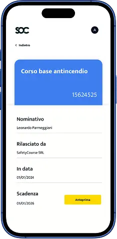 Safety Passport Attestato